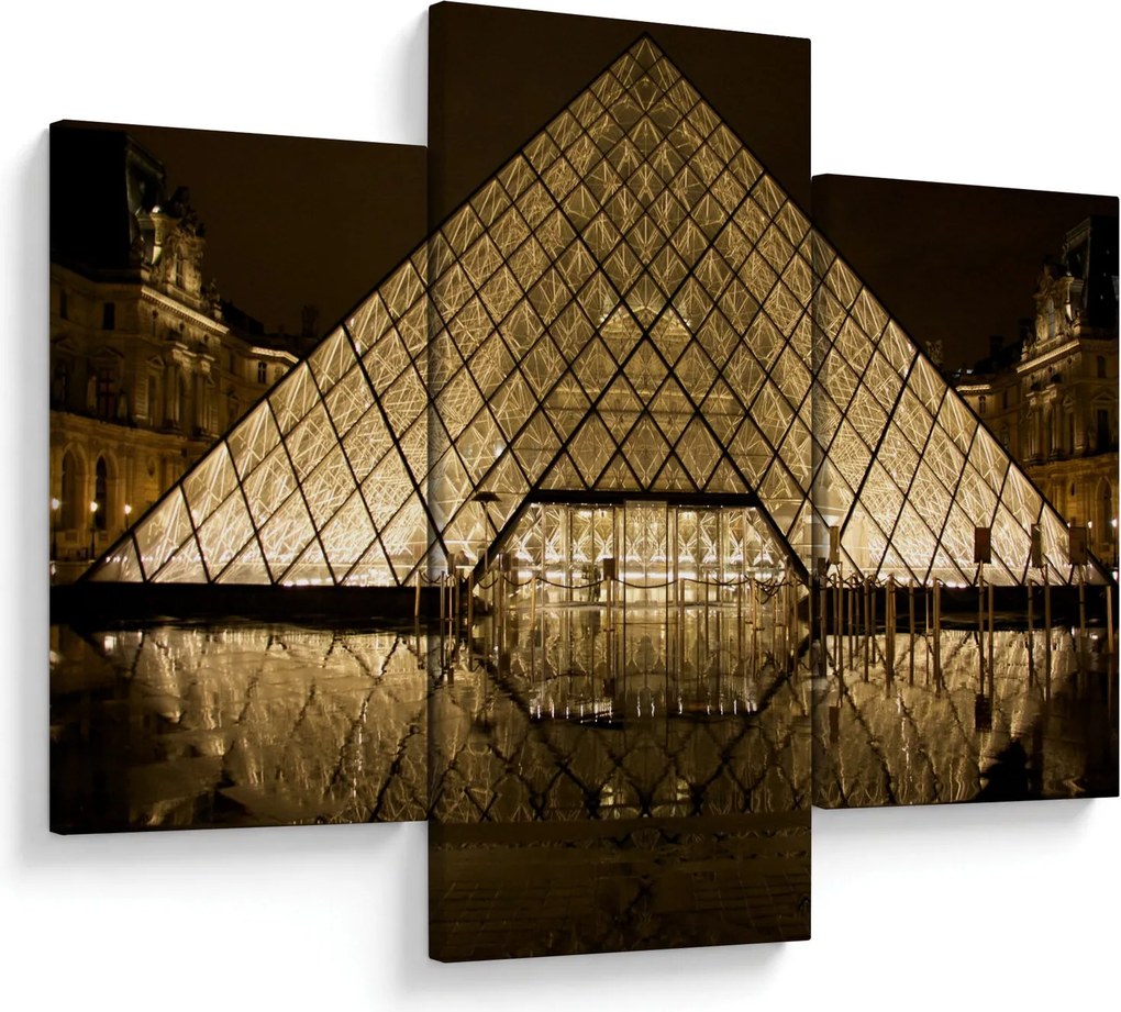 Obraz Louvre (90x60 cm)