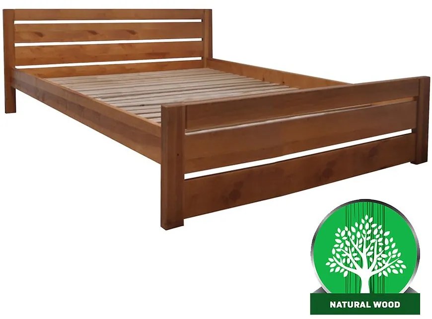 Posteľ Oliwia 160 drevo jelša