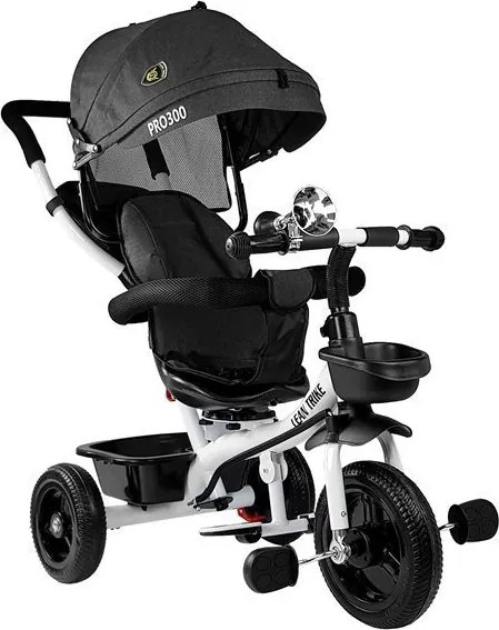 LEAN Toys Detská trojkolka PRO300 čierna