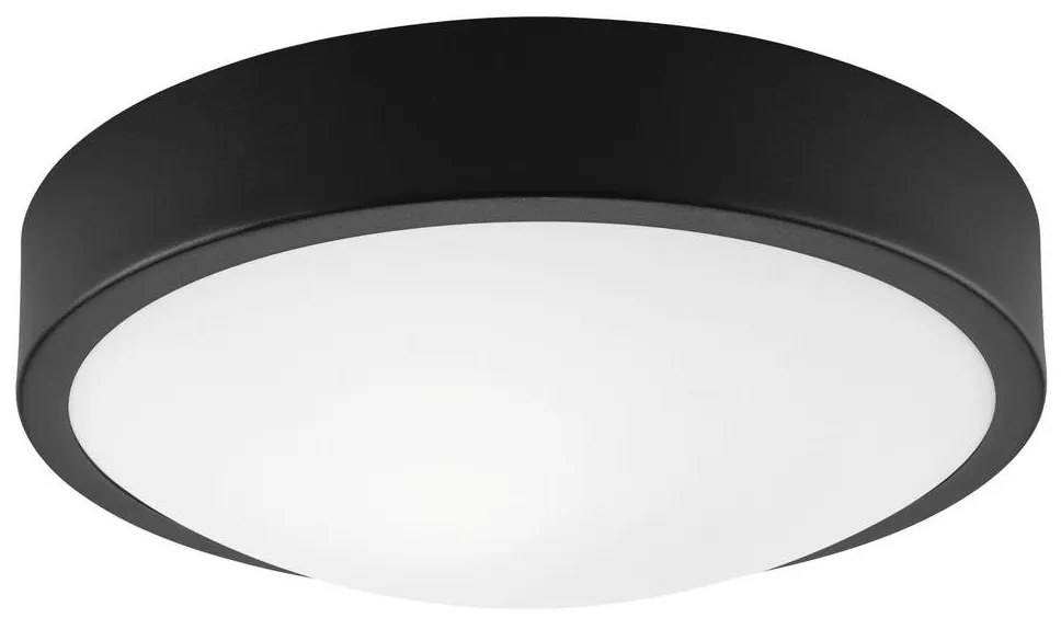 Stropné svietidlo JONAS 1xE27/60W/230V pr. 26 cm čierna