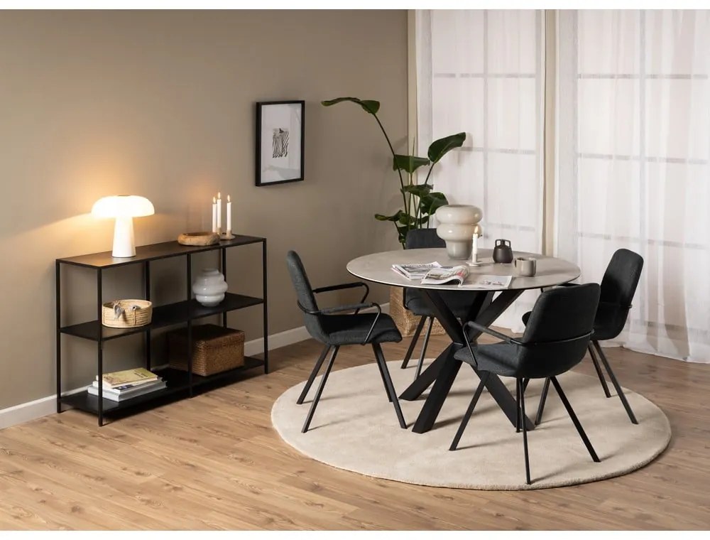 Tmavosivé jedálenské stoličky v súprave 2 ks Selina – Actona