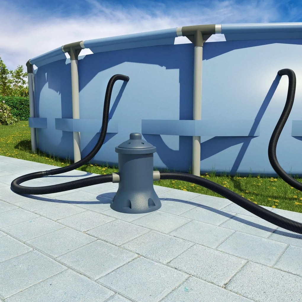 InternetovaZahrada Bazénová hadica Ø38 mm x 6 m - čierna