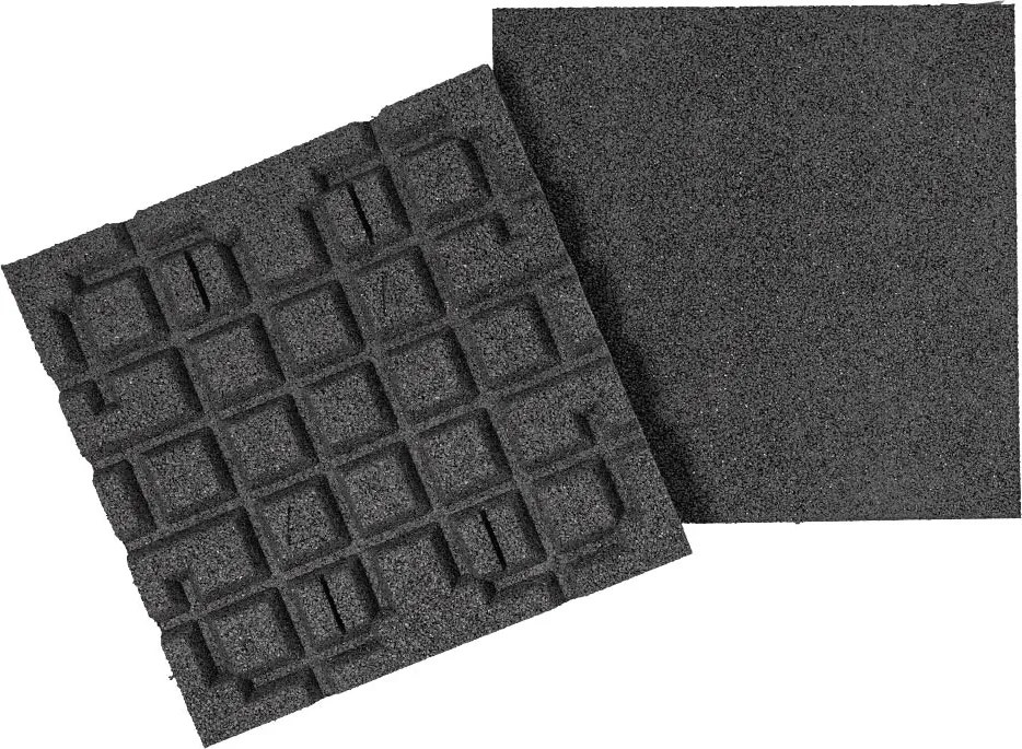 Gumová dlaždica ASLON 40 x 40 cm, sivá