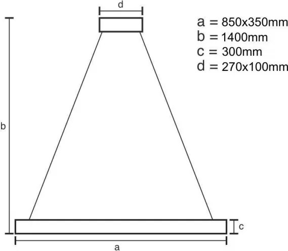 LED Stmievateľný krištáľový luster na lanku LED/90W/230V + diaľkové ovládanie