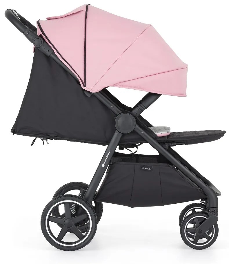 PETITE&MARS Kočík športový Royal 2 Black Rose Pink