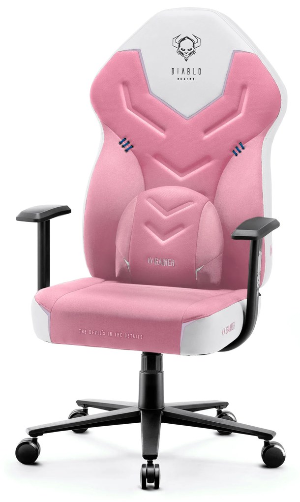 Herné kreslo Diablo X-Gamer 2.0 Normal Size: Marshmallow Pink, ružová Diablochairs