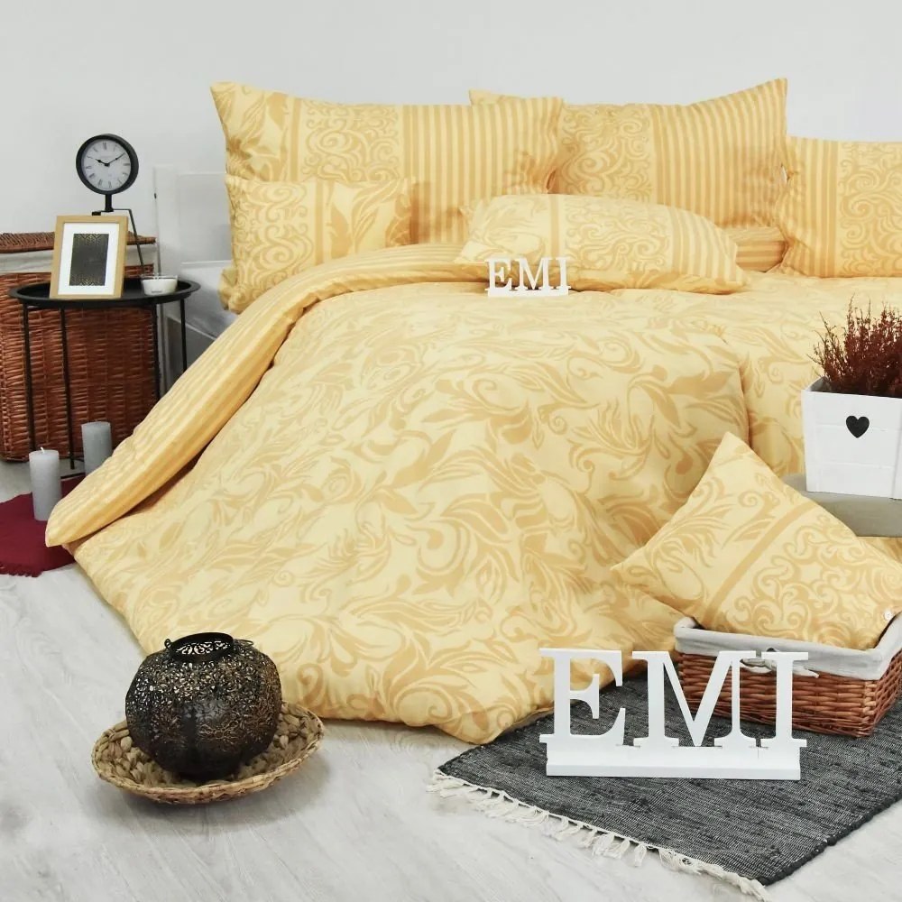 Obliečky bavlnené Beneton EMI: Predĺžený set jednolôžko obsahuje 1x 140x220 + 1x 70x90