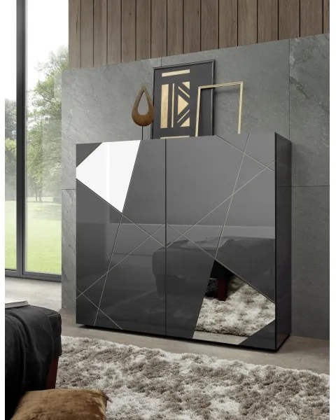 Komoda TAVRI antracitová