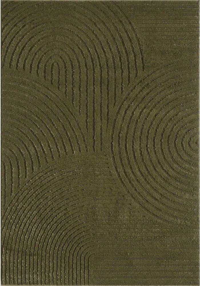Tmavozelený koberec 160x230 cm Whirl – ESTE