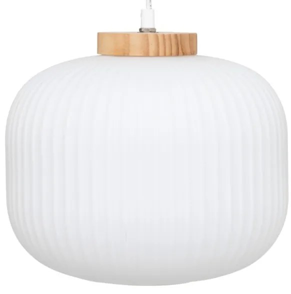 Atmosphera - Závesný luster na lanku TRAVIS 1xE27/25W/230V borovica