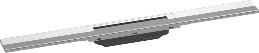 Hansgrohe RainDrain Flex, vrchná sada sprchového žľabu 700, skracovateľný, pre inštaláciu voľne na plochu, kartáčovaná nerezová oceľ, HAN-56043800