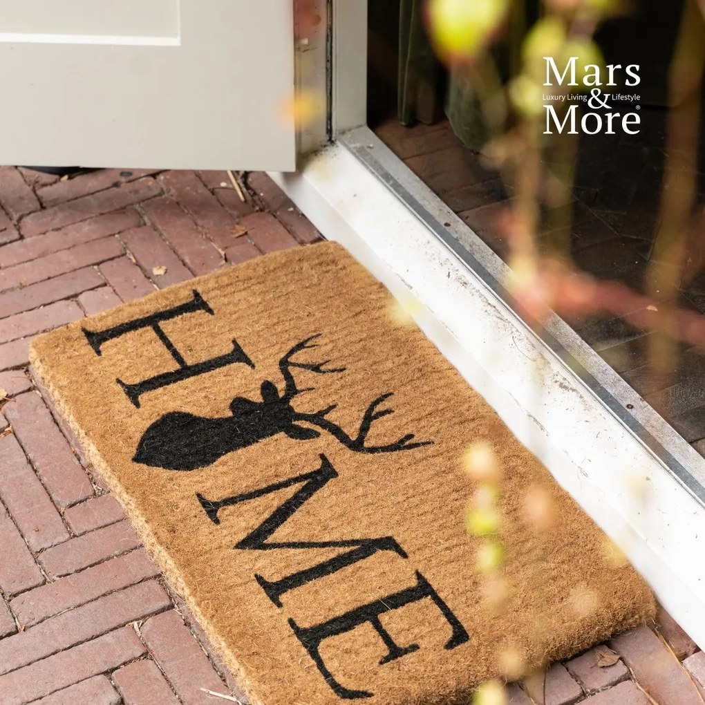 Ručne vyrobená rohožka z kokosových vlákien Home Deer - 75*45*4cm