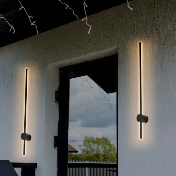 LED Vonkajšie nástenné svietidlo LED/12W/230V 3000K IP65 čierna