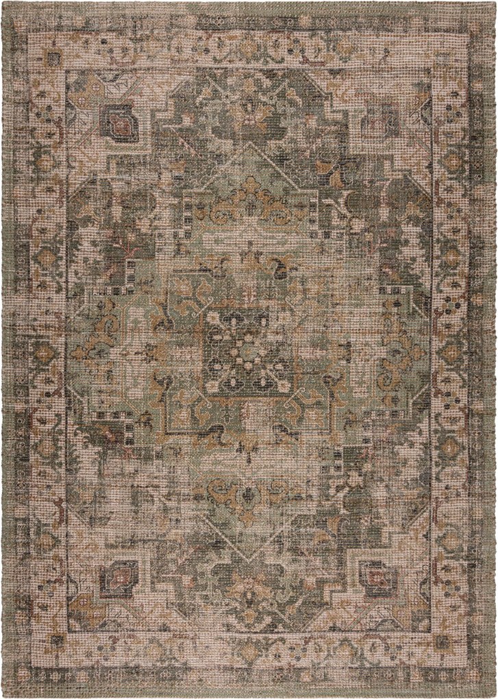 Kusový koberec Nadya Selena Green, 160x230, zelená, obývacia izba, Flair Rugs