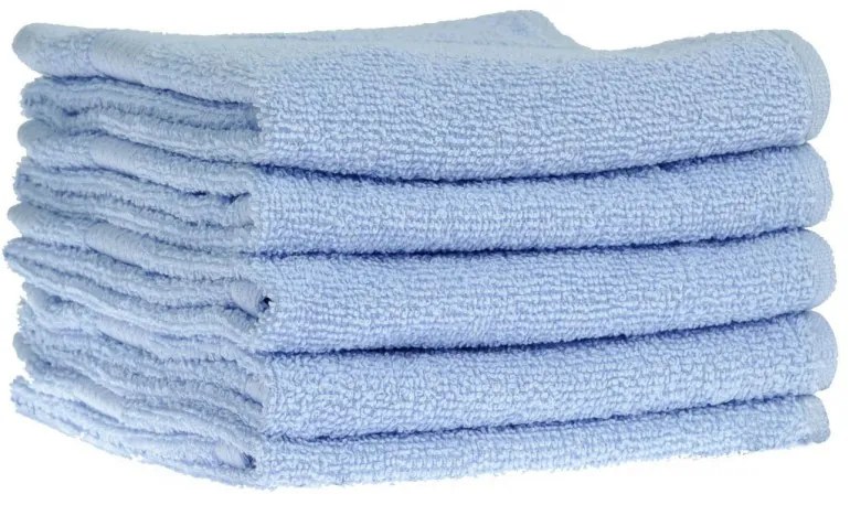 Detský uterák bavlnený 30x50 modrý EMI