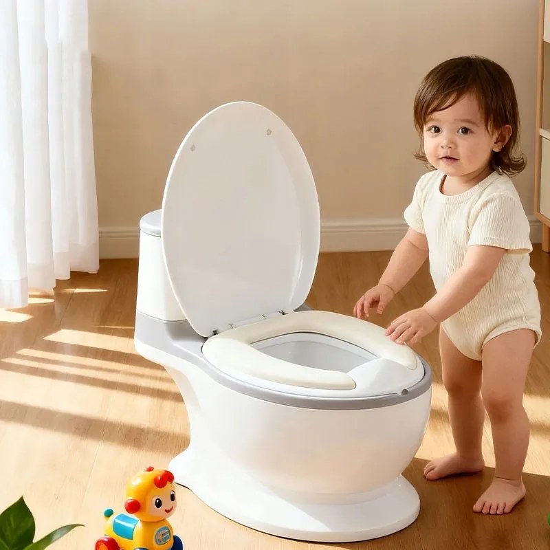 TRENDIE Detský interaktívny nočník sivý