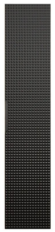 Vysoká závěsná koupelnová skříňka LUXOR BLACK 80-01-1D černá/dub olejovaný