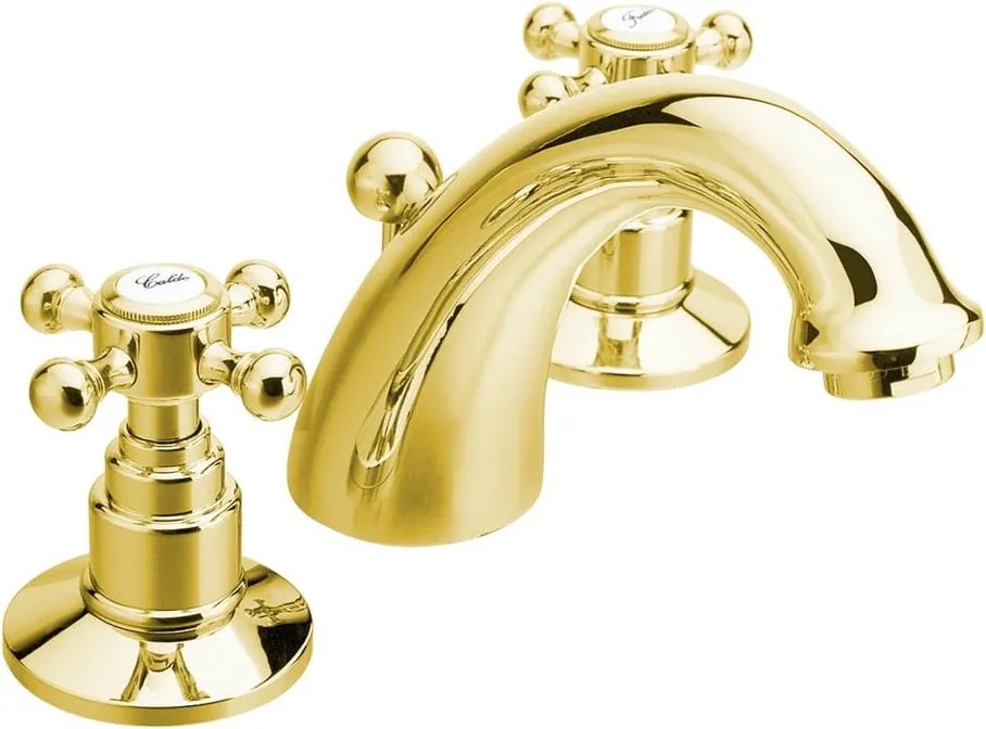 Umývadlová batéria v zlatej farbe Antea – Sapho