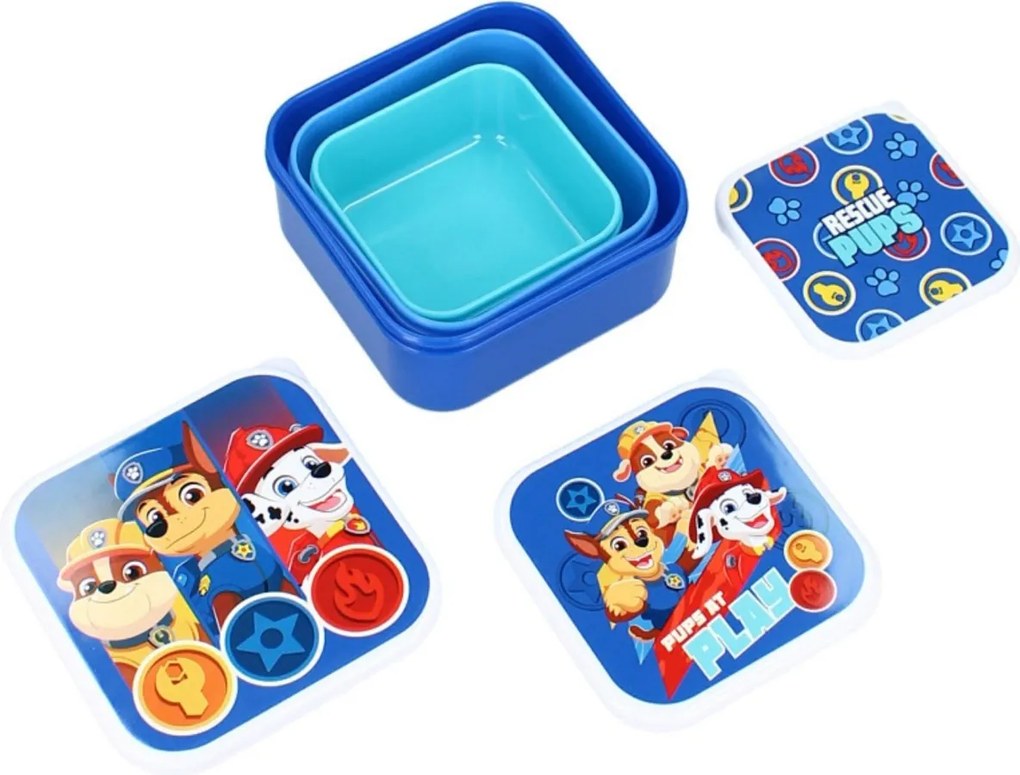 Desiatové boxy Labková patrola – Paw Patrol - sada 3 ks