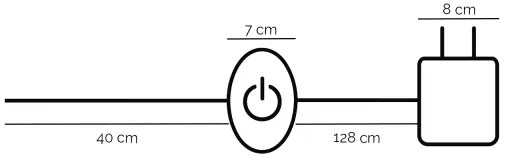 ONLI - LED stojacia lampa RINGS LED/58W/230V 4000K čierna