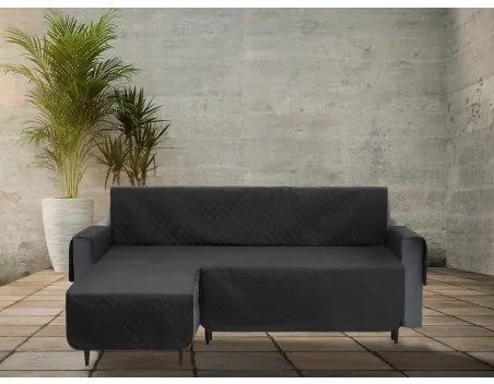 Poťah na rohovú sedačku ľavý PARIS čierny, 240 cm