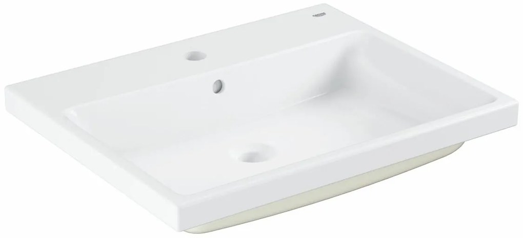 Zápustné umývadlo Grohe Cube 60,5x49 cm, otvor pre batériu uprostred 3947900H