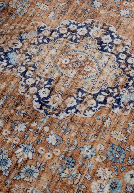 Koberec Hanse Home Asya Aurora copper / modrý