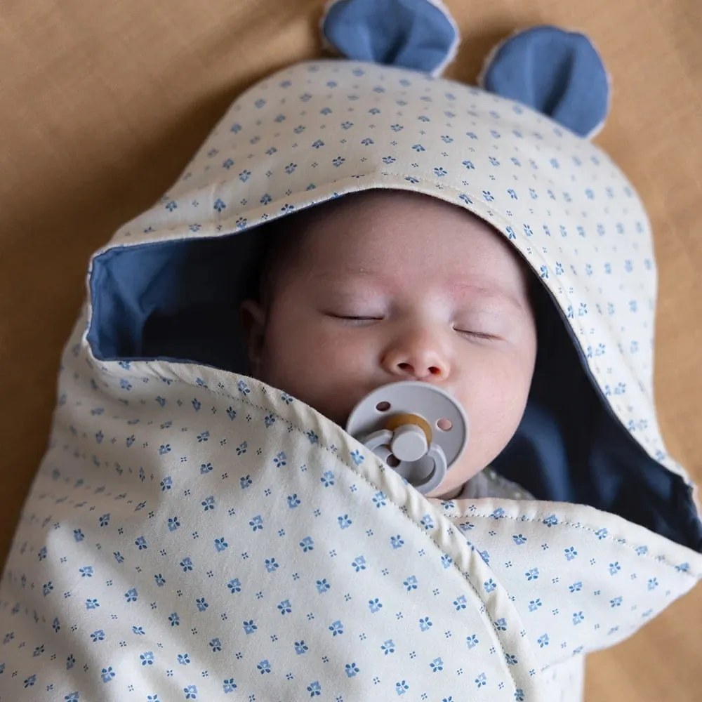 Cam Cam ApS Zavinovačka z organickej bavlny Bear/Capri