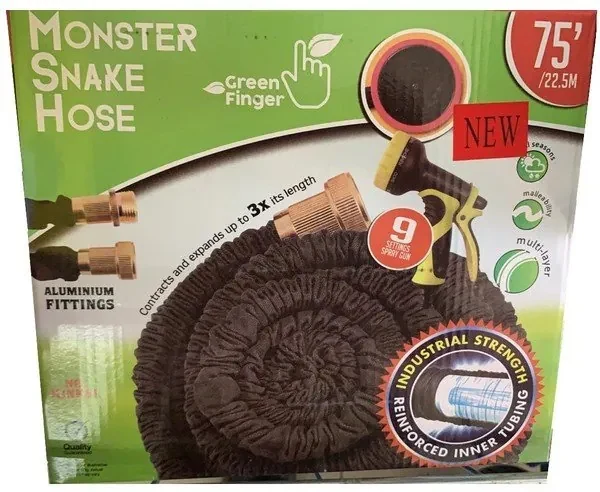 Monster flexibilná záhradná hadica 30 m + kovové spojky