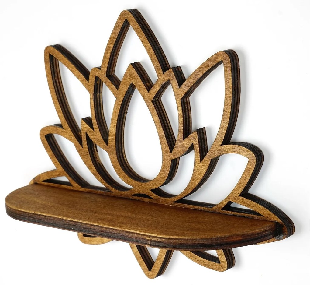 Nástenná polica Raf264 orech