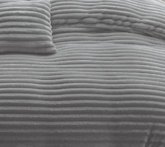 Mikroplyš obliečky Homa TRAIL GREY 3-dielna sada 140x200 cm