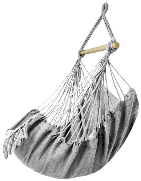 Závesné kreslo BAHIO sivé