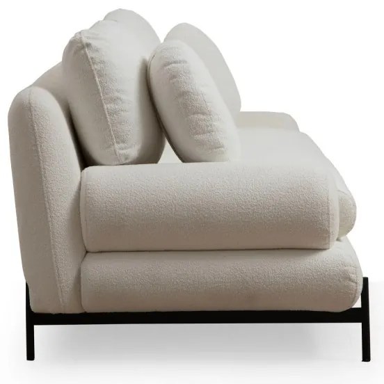 Dvoumístná pohovka Livorno 188 cm bílá