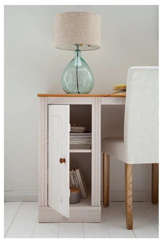 Pracovný stôl s doskou z borovicového dreva 50x140 cm Anita – Støraa