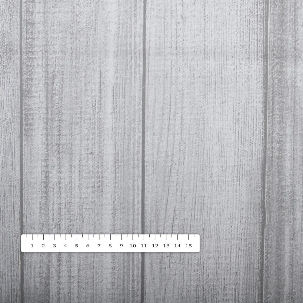 PVC obrus Sivý dekor dreva PV-006 - metráž š. 140 cm