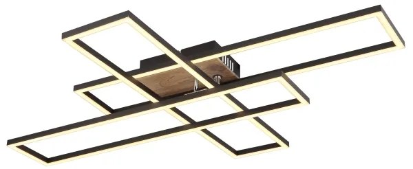 Globo 67208-40 - LED Stropné svietidlo DAKARI LED/40W/230V 3000K 60x80 cm čierna