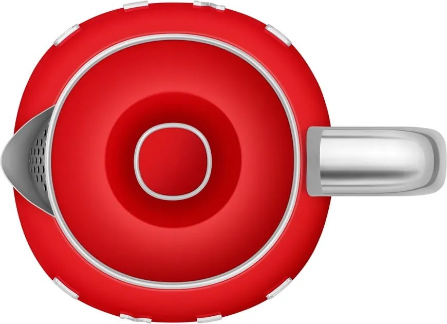 Červená rýchlovarná kanvica z nehrdzavejúcej ocele 800 ml Retro Style – SMEG