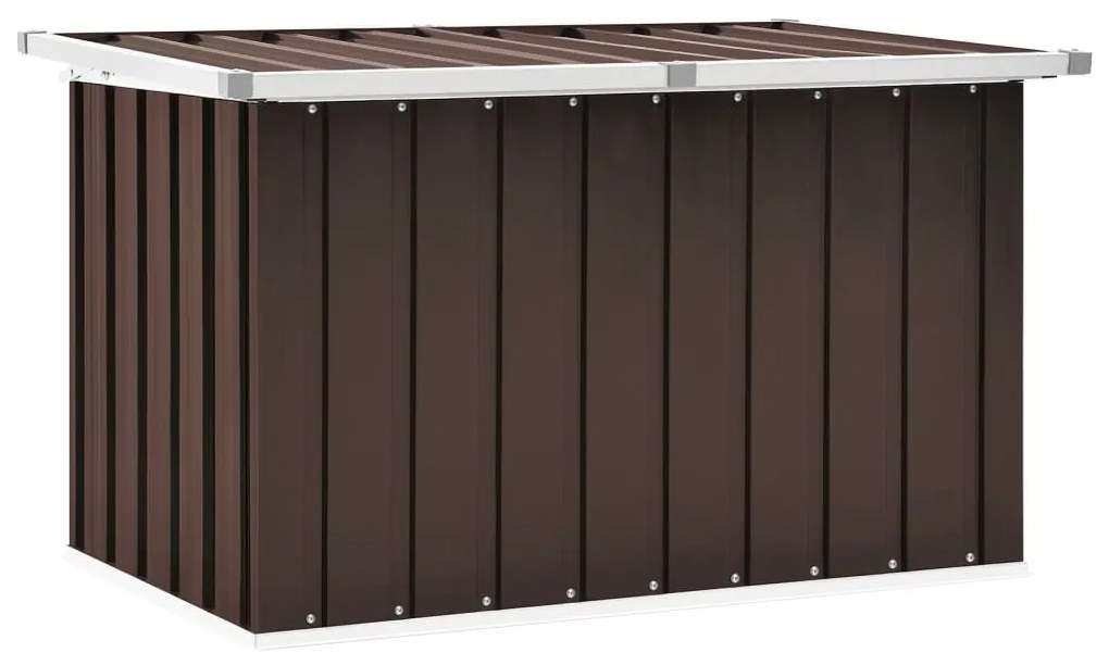 vidaXL Záhradný úložný box hnedý 109x67x65 cm