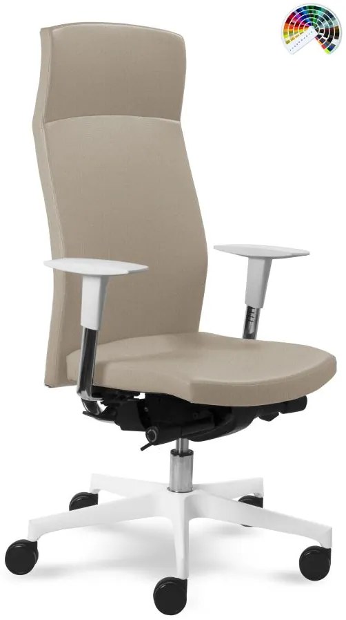 MAYER Kancelárska stolička PRIME UP 2304 S čalúnenie PURE LEATHER pravá koža