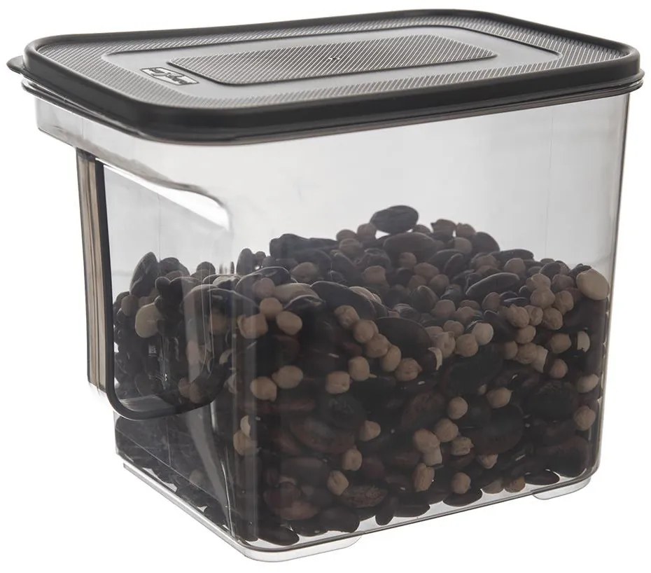 Orion Dóza na potraviny s vekom a uchom MATRIX, 2,8 l, sivá