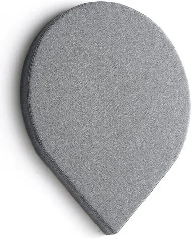 Akustický panel POLY, tvar kvapky, 725x600x56 mm, nástenný, svetlošedá