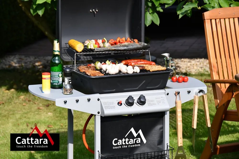 Cattara Gril plynový PARTY POINT pojízdný 99BB011