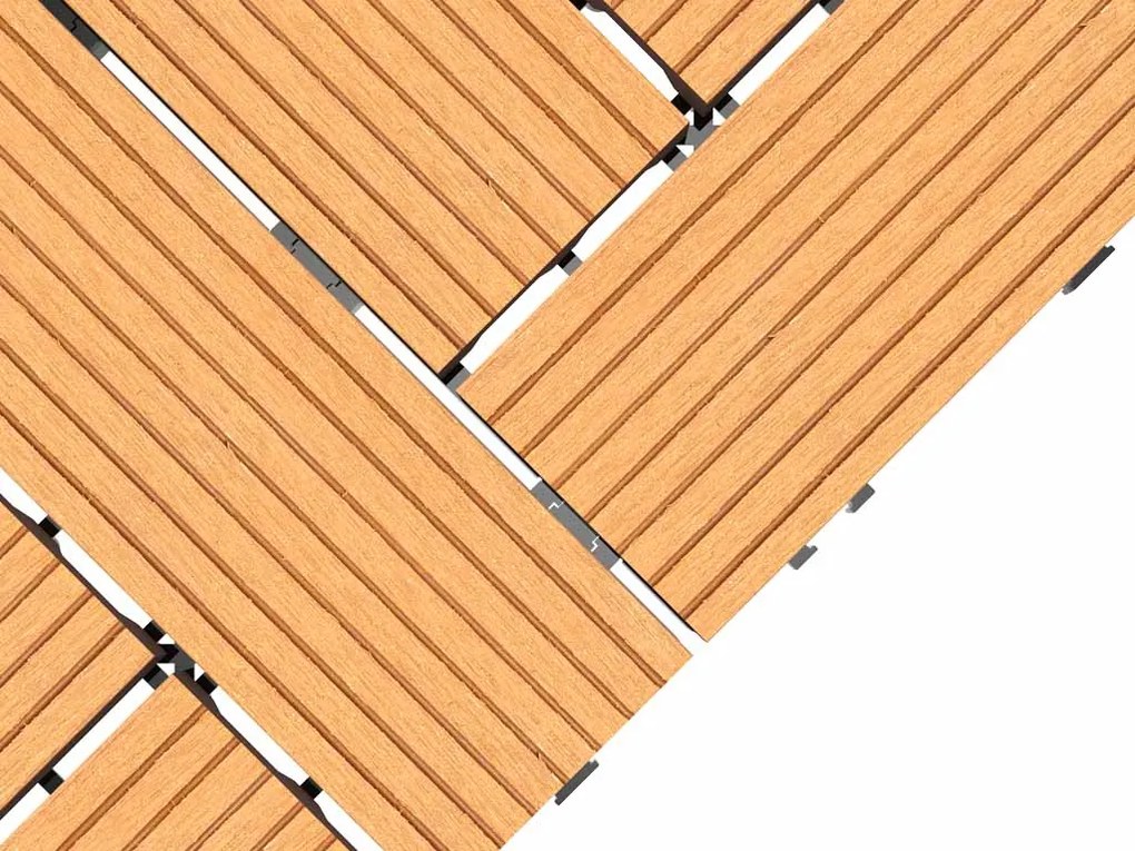 WPC dlaždica LEGI STYLE 30 x 30 cm, teak