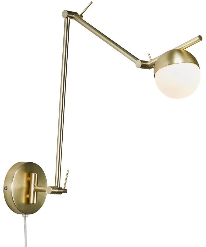 Nordlux - Nástenná lampa CONTINA 1xG9/5W/230V mosadz