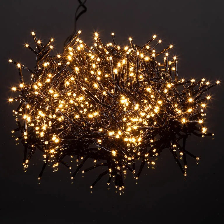 Svetelná reťaz vnútorná / vonkajšia teplá biela 384 LED