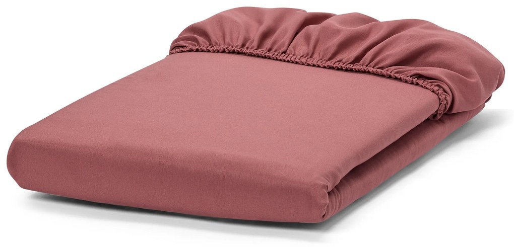 Napínacia posteľná plachta z mikrovlákna, ružová, štandardná veľkosť