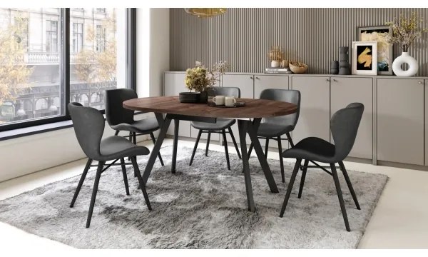 Jedálenský stôl ARTUR dub/čierna