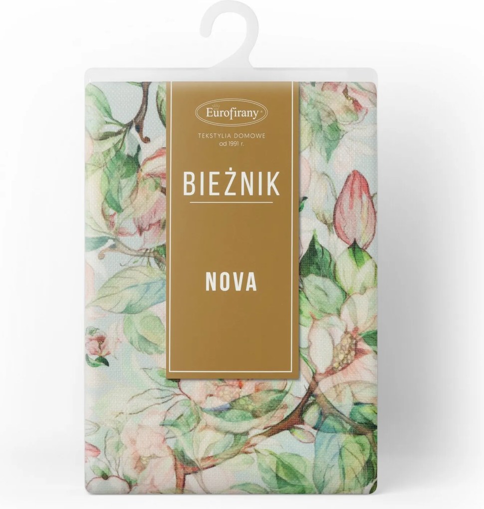 BEHÚŇ NA STÔL FLORE 10 40X180 CM VZOROVANÝ