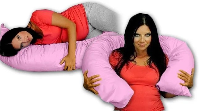 Be MaaMaa Be MaaMaa Kojící polštář - relaxační poduška Relax Deluxe - růžová