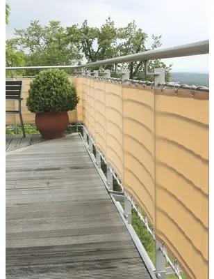 Balkónová zástena PES umývateľná sisal 0,65x5 m